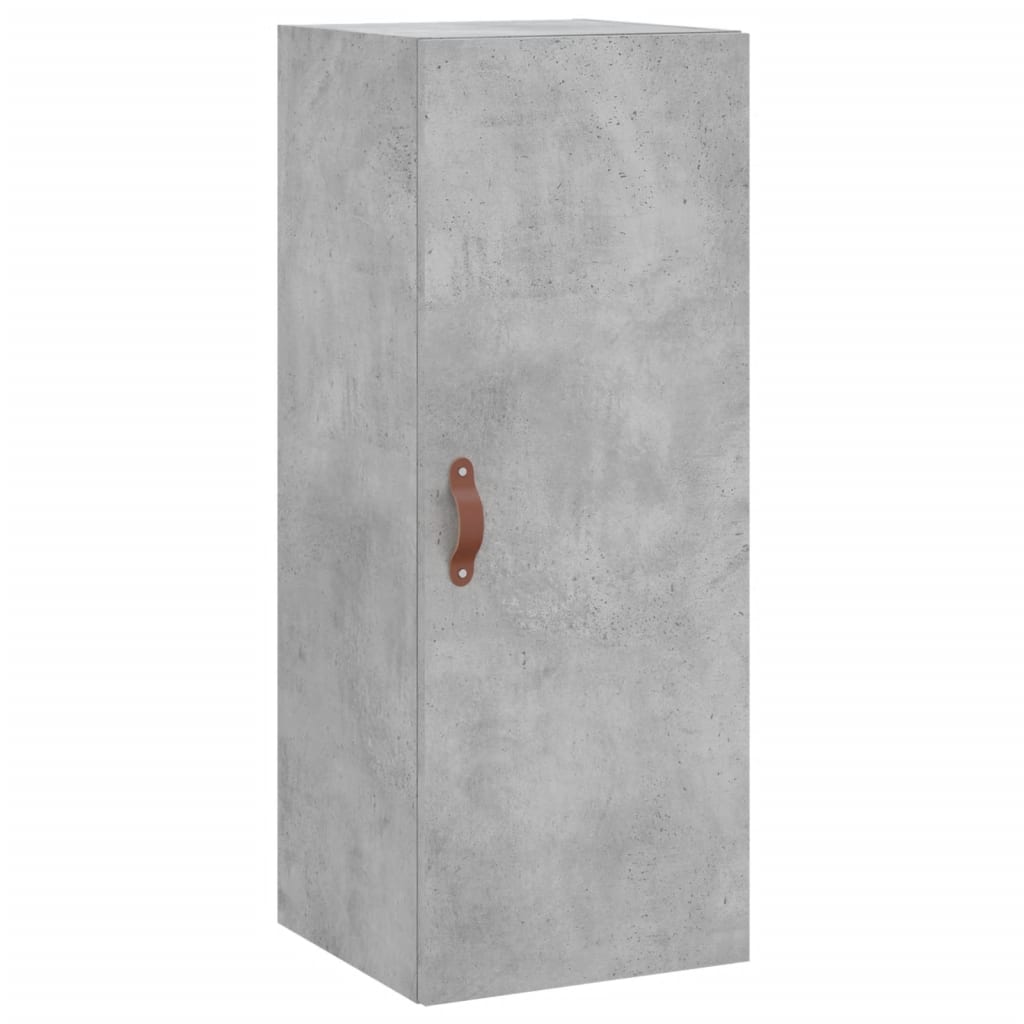 Skåp Betonggrå 34,5x34x180 cm