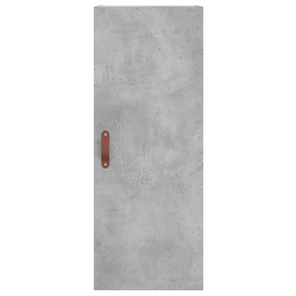 Skåp Betonggrå 34,5x34x180 cm