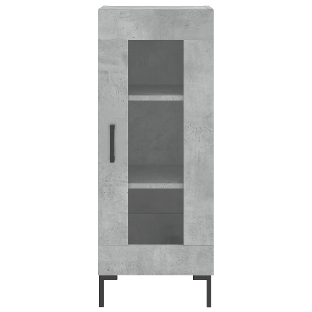 Skåp Betonggrå 34,5x34x180 cm