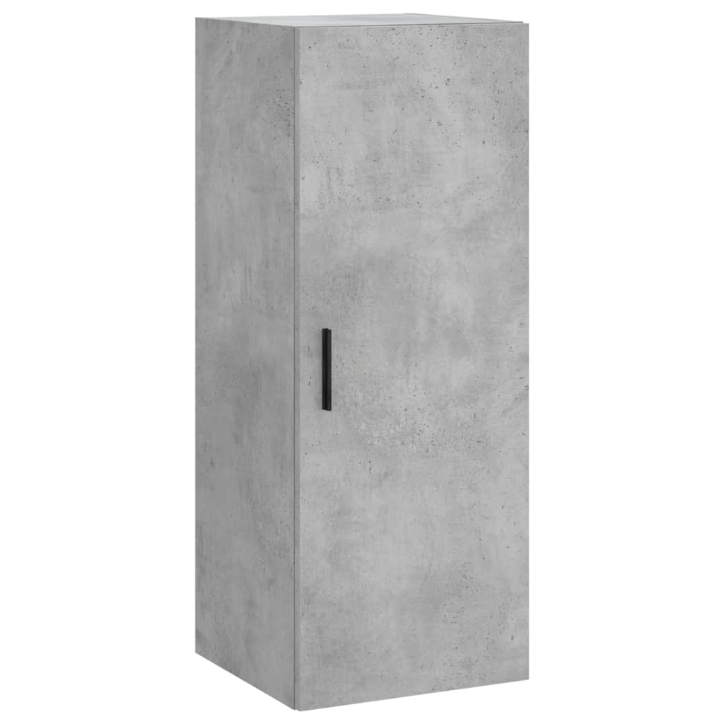 Skåp Betonggrå 34,5x34x180 cm