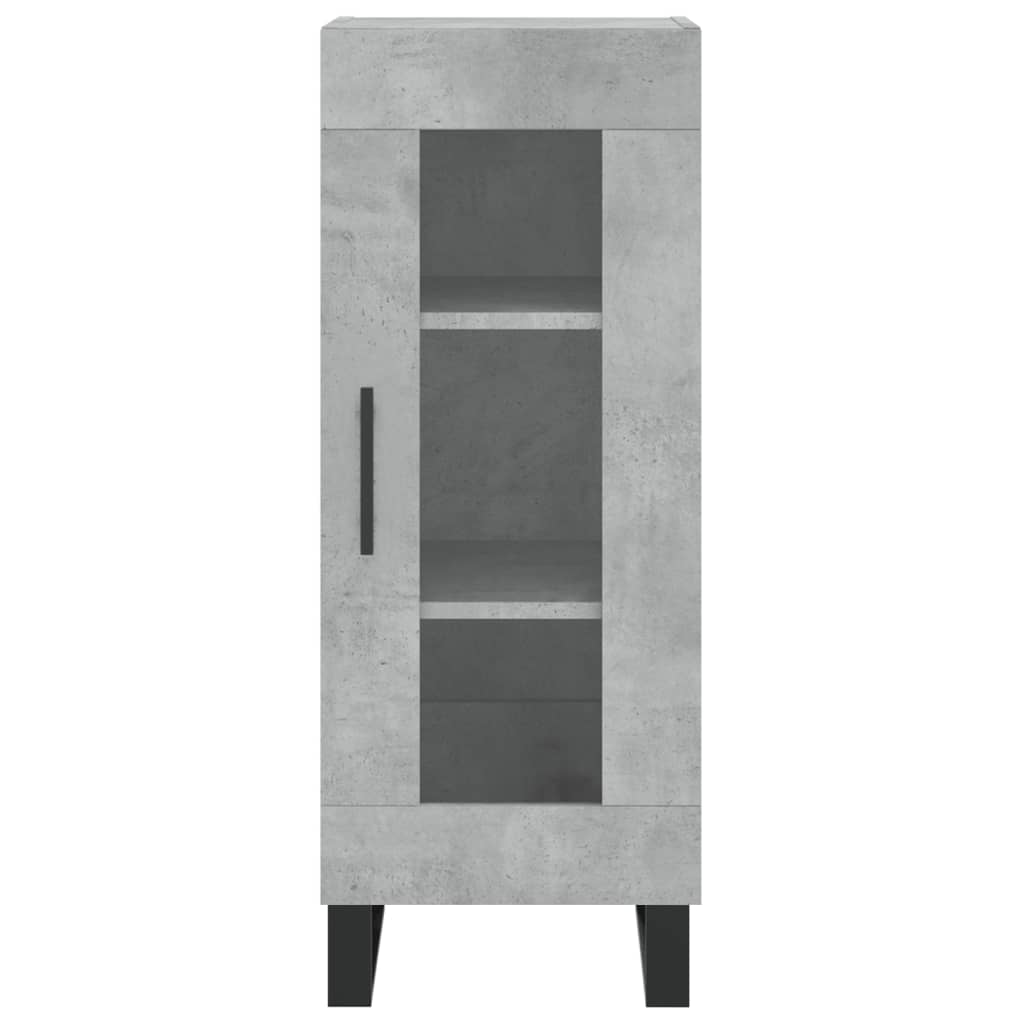 Skåp Betonggrå 34,5x34x180 cm