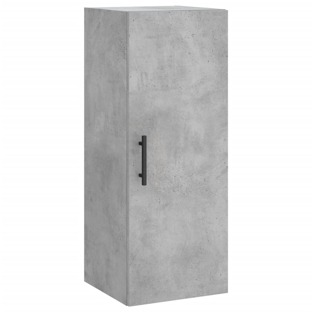 Skåp Betonggrå 34,5x34x180 cm