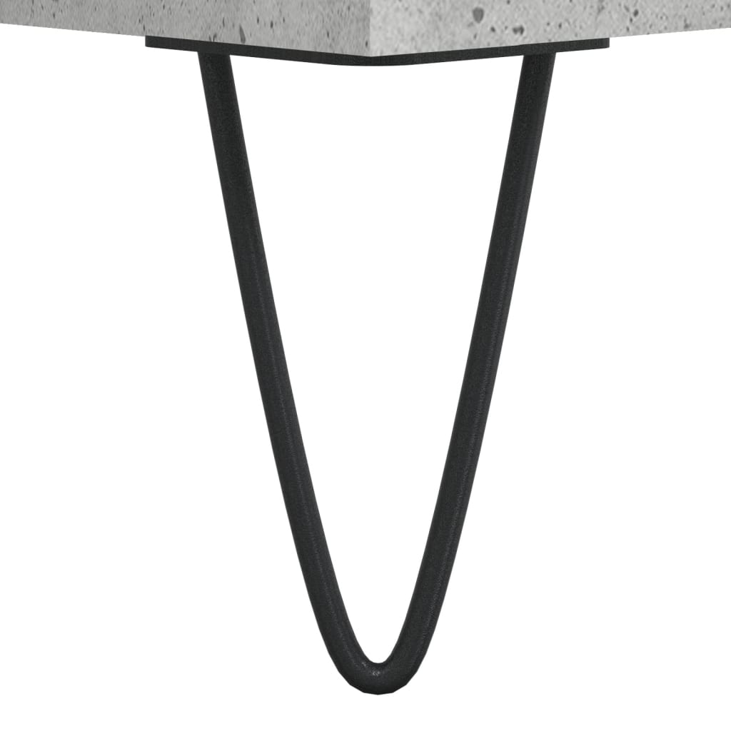 Skåp Betonggrå 34,5x34x180 cm
