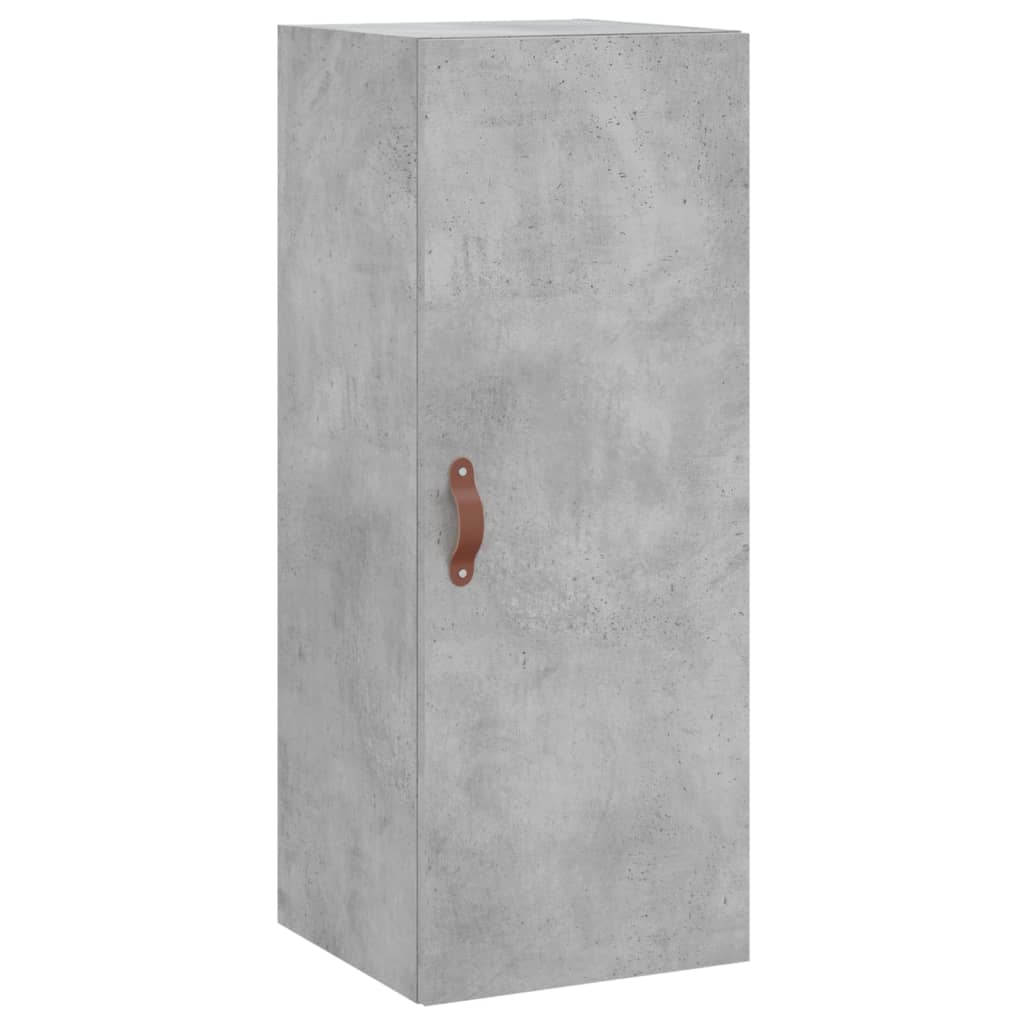 Skåp Betonggrå 34,5x34x180 cm