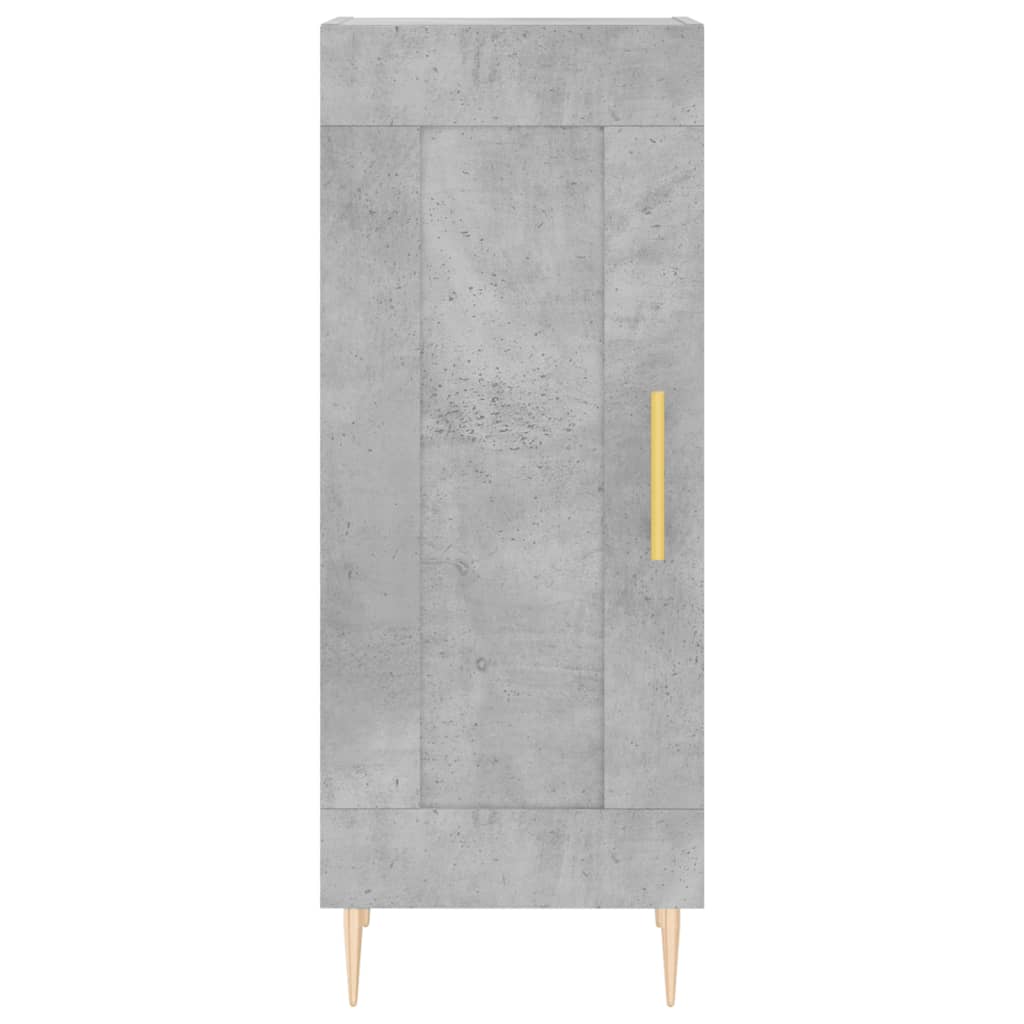 Skåp Betonggrå 34,5x34x180 cm