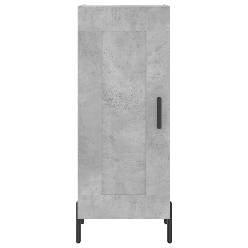 Skåp Betonggrå 34,5x34x180 cm