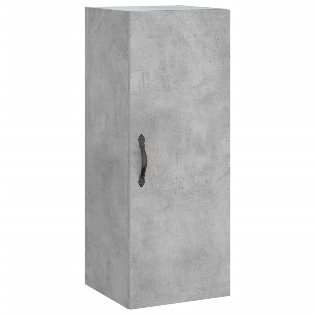Skåp Betonggrå 34,5x34x180 cm