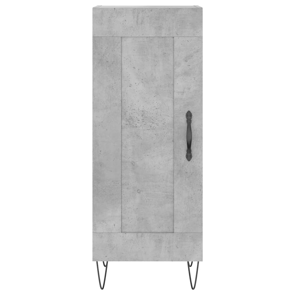 Skåp Betonggrå 34,5x34x180 cm