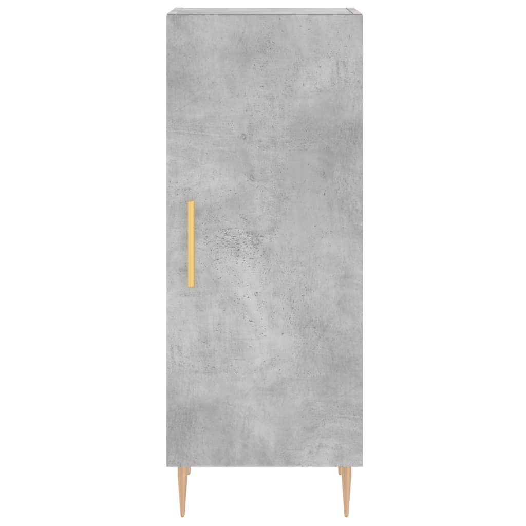 Skåp Betonggrå 34,5x34x180 cm