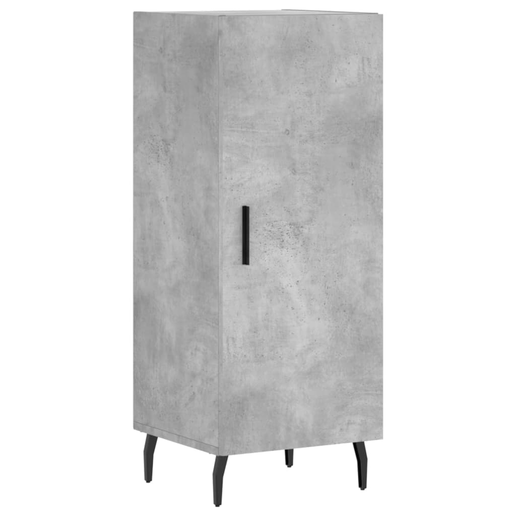 Skåp Betonggrå 34,5x34x180 cm