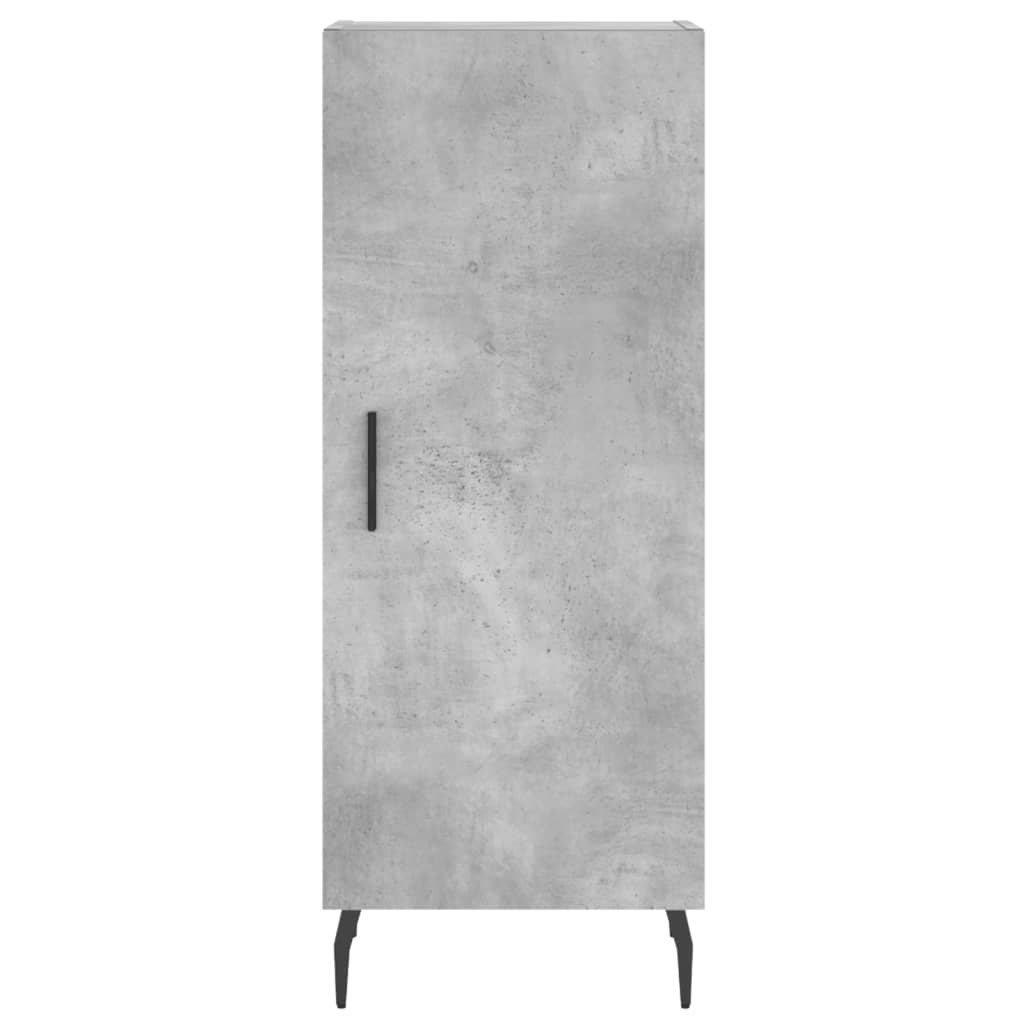 Skåp Betonggrå 34,5x34x180 cm