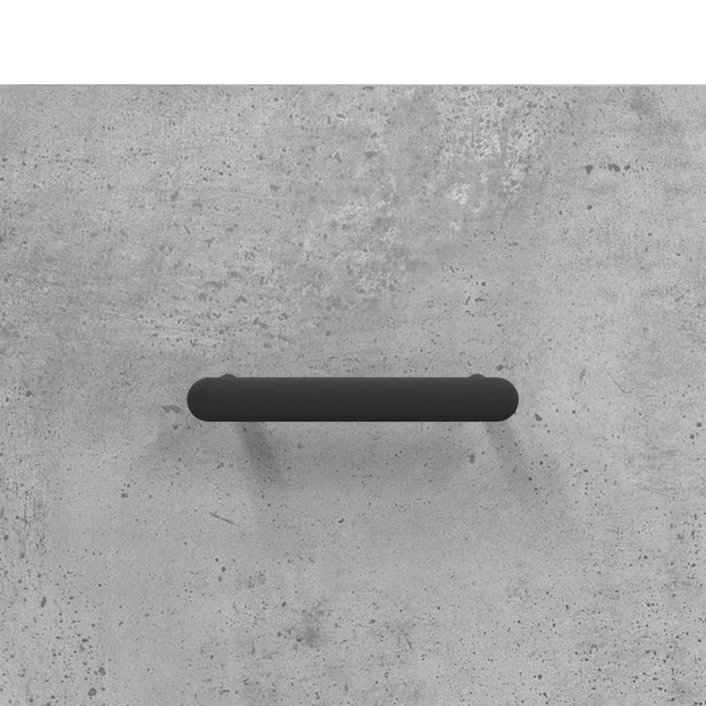 Skåp Betonggrå 34,5x34x180 cm