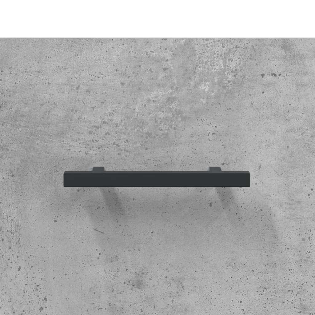 Skåp Betonggrå 34,5x34x180 cm