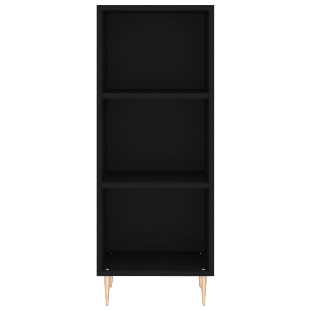 Skåp Svart 34,5x34x180 cm