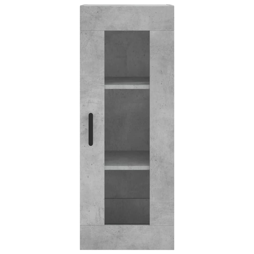 Skåp Betonggrå 34,5x34x180 cm