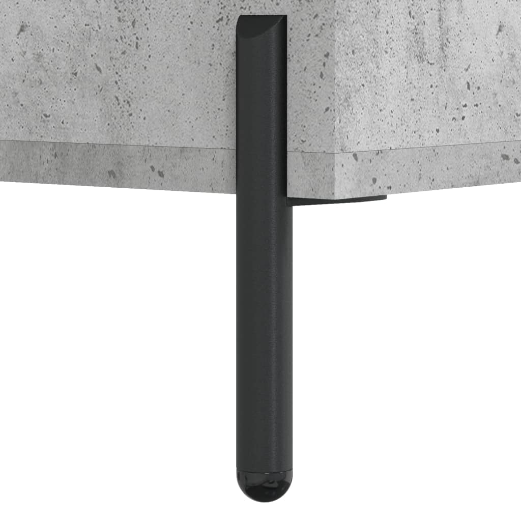 Skåp Betonggrå 34,5x34x180 cm