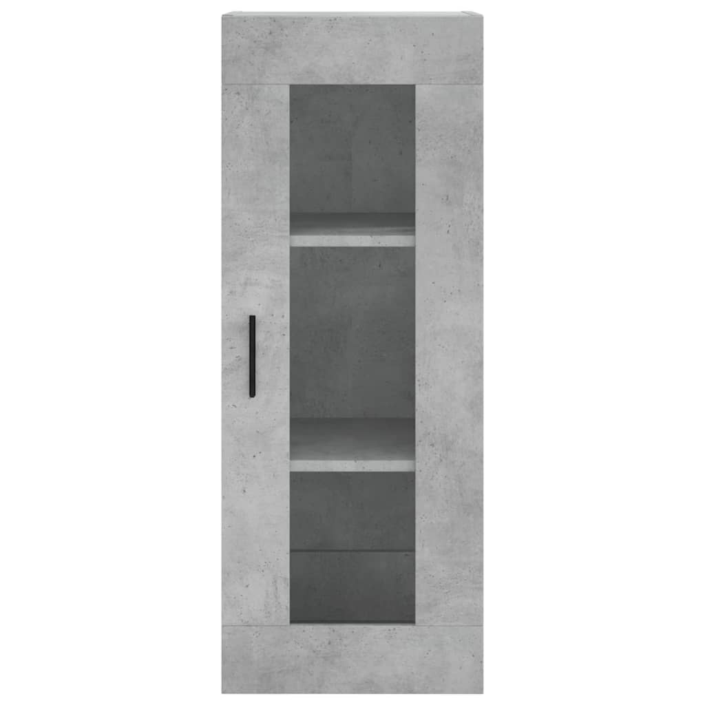 Skåp Betonggrå 34,5x34x180 cm