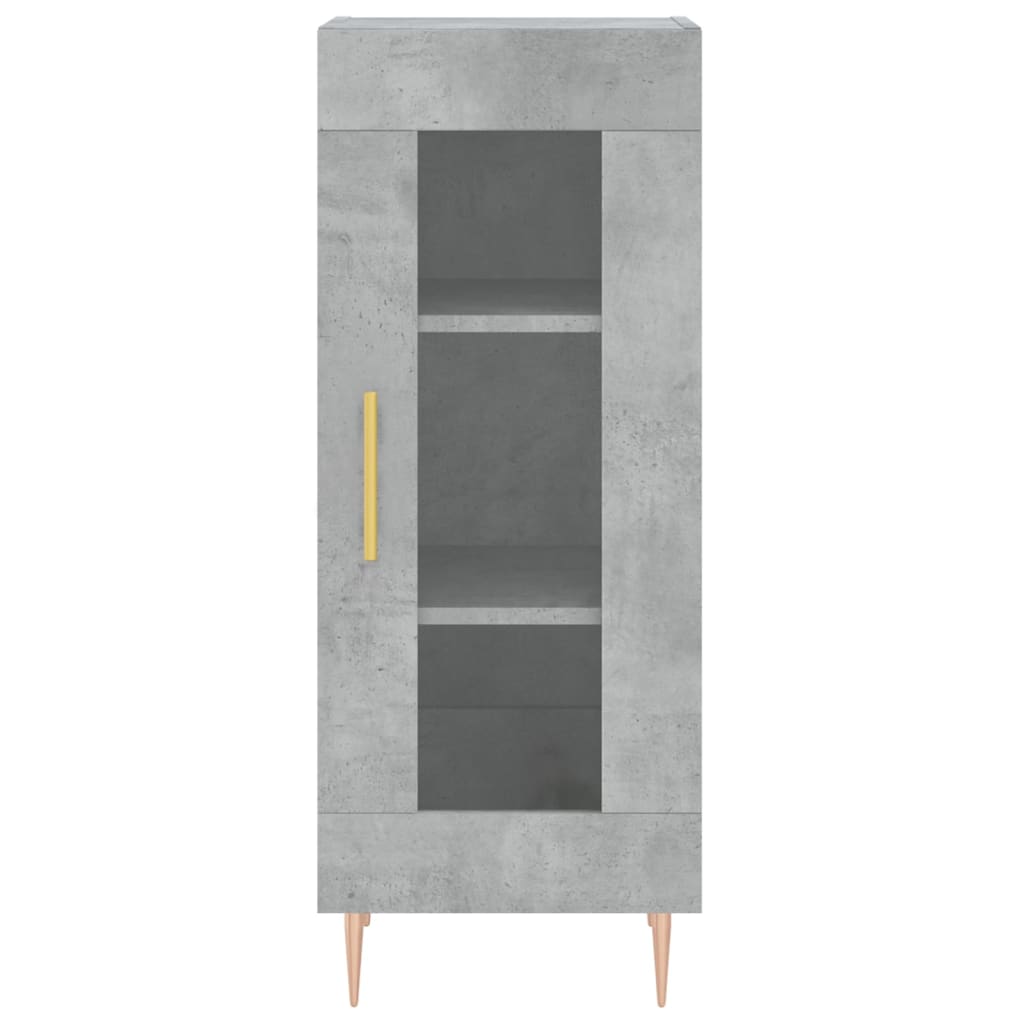 Skåp Betonggrå 34,5x34x180 cm