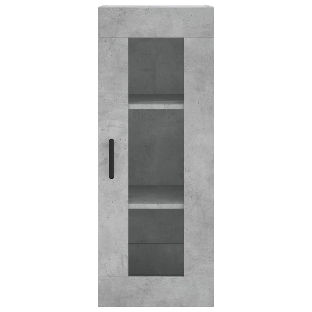 Skåp Betonggrå 34,5x34x180 cm