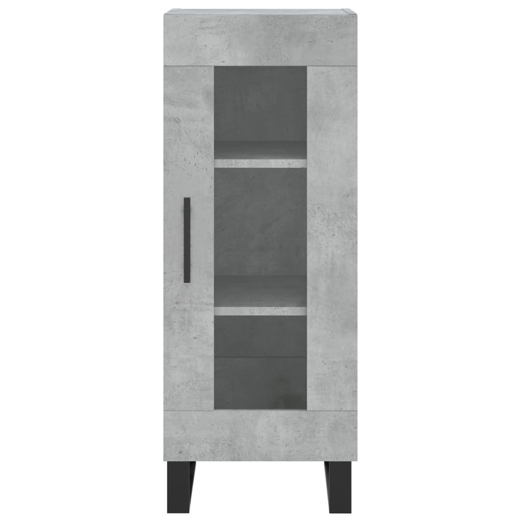 Skåp Betonggrå 34,5x34x180 cm