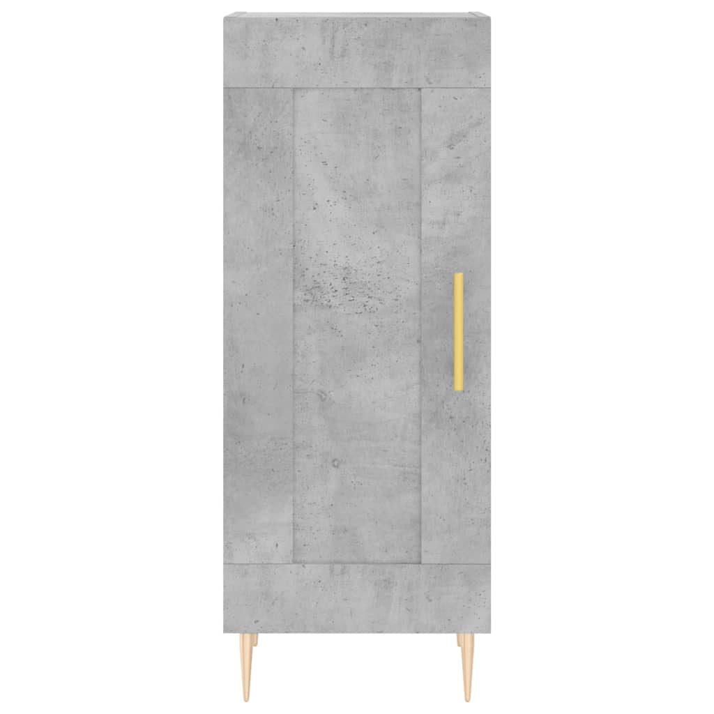 Skåp Betonggrå 34,5x34x180 cm