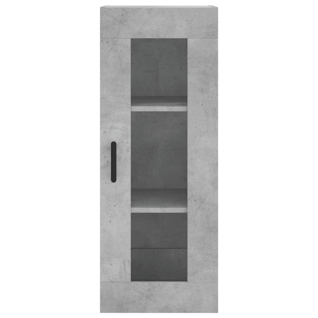 Skåp Betonggrå 34,5x34x180 cm
