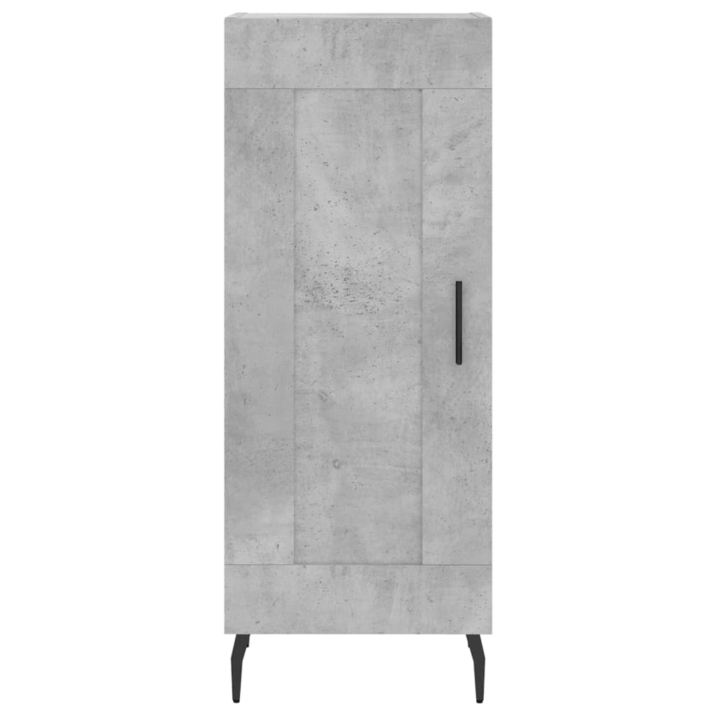 Skåp Betonggrå 34,5x34x180 cm