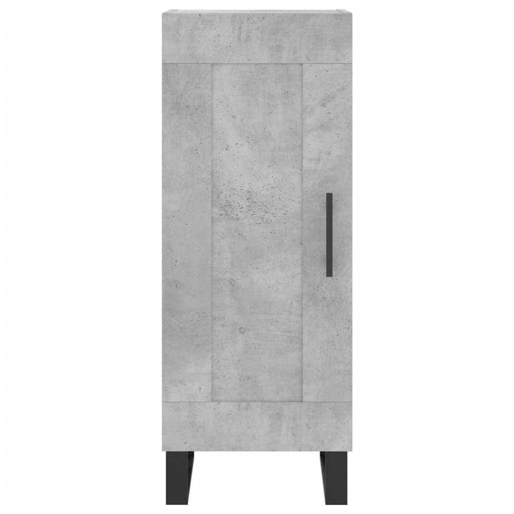 Skåp Betonggrå 34,5x34x180 cm