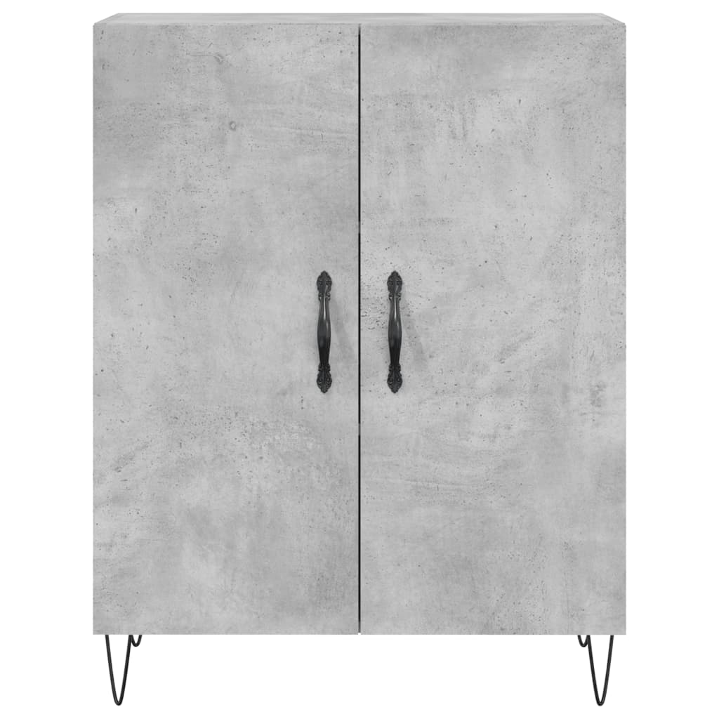 Skåp Betonggrå 69,5x34x180 cm