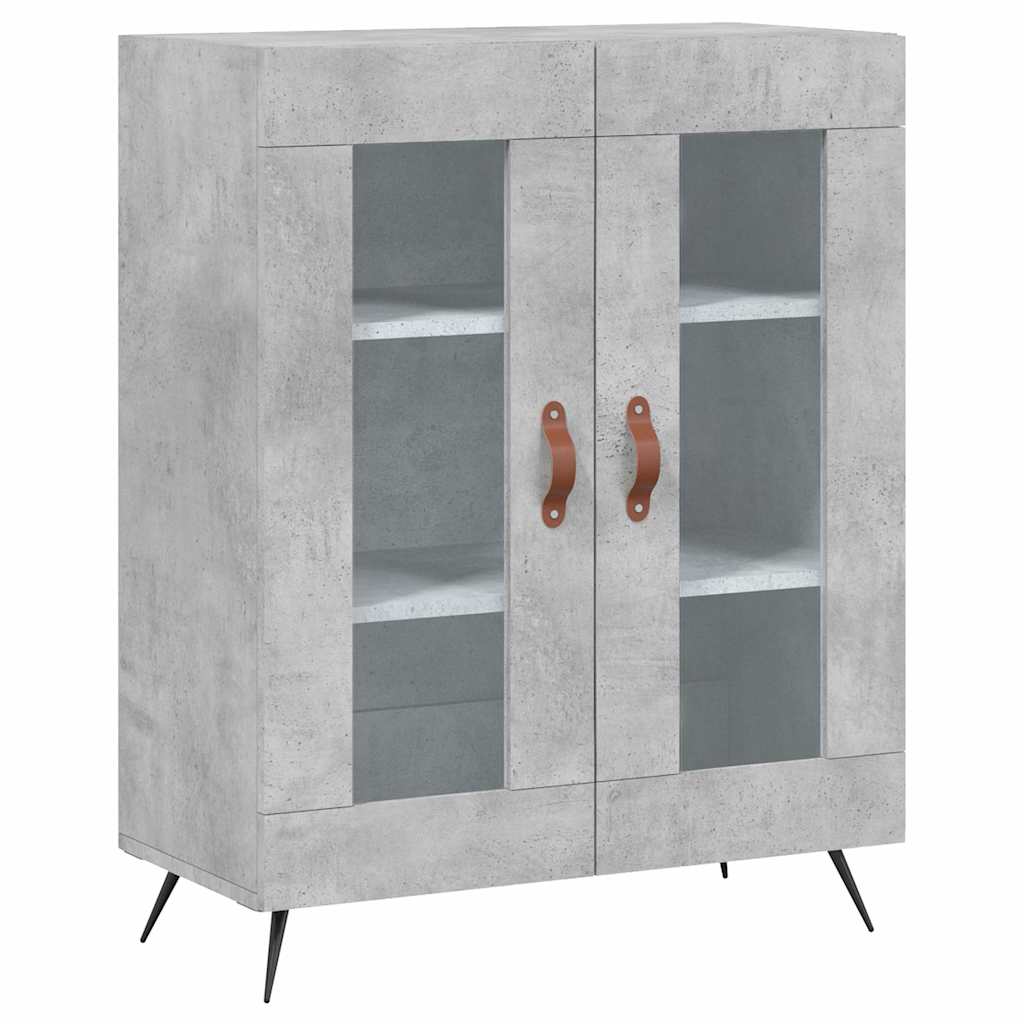 Skåp Betonggrå 69,5x34x180 cm
