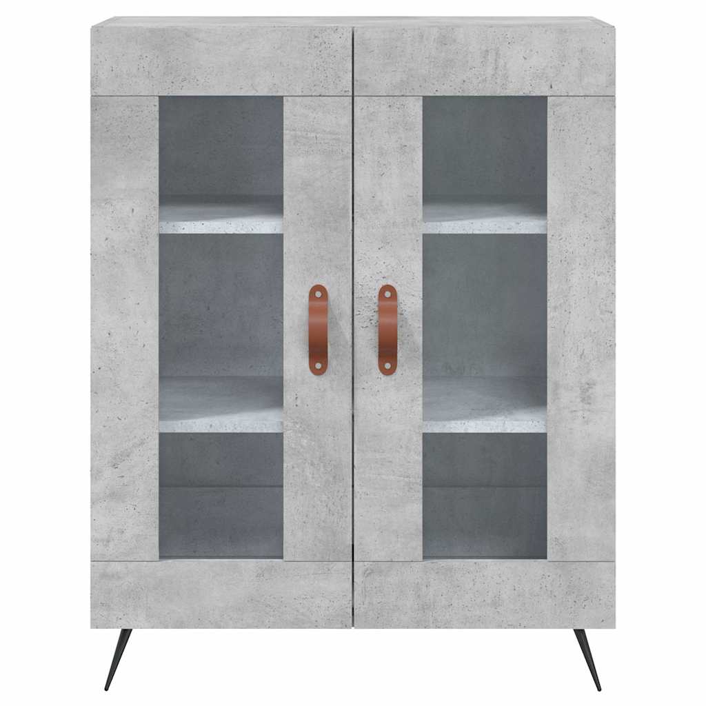 Skåp Betonggrå 69,5x34x180 cm