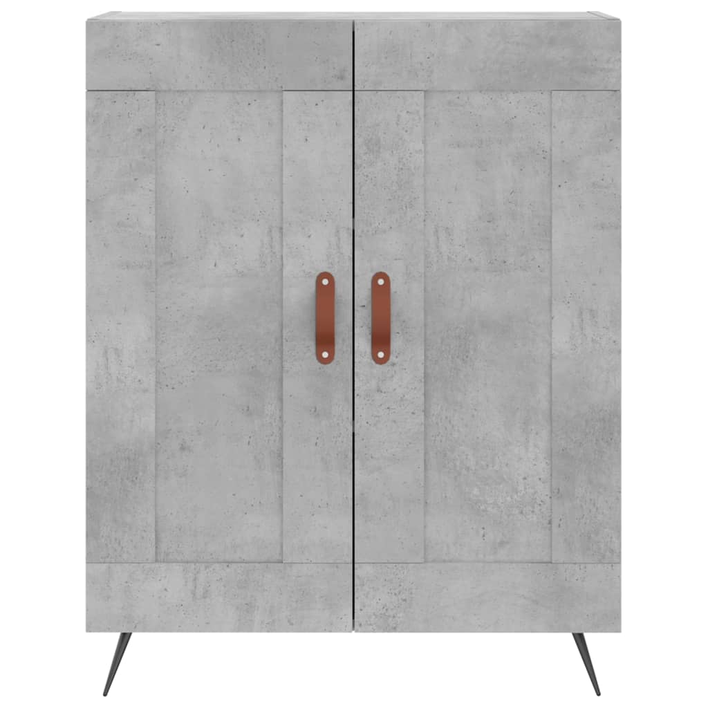 Skåp Betonggrå 69,5x34x180 cm