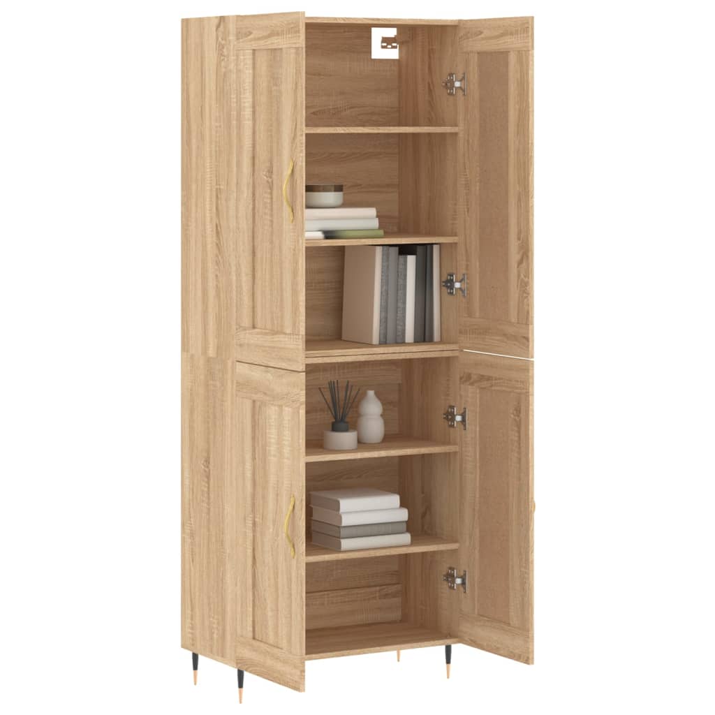 Skåp Sonoma Ek 69,5x34x180 cm