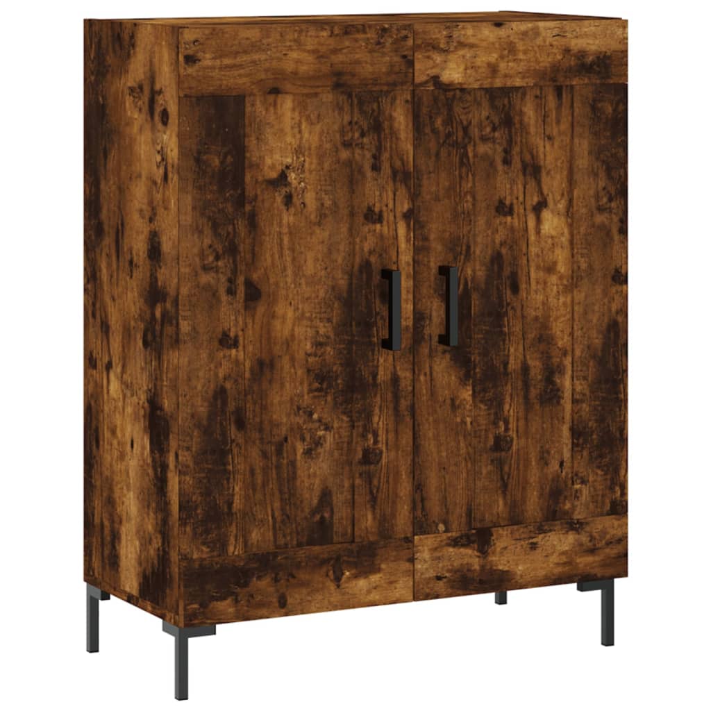 Skåp Rökfärgad Ek 69,5x34x180 cm