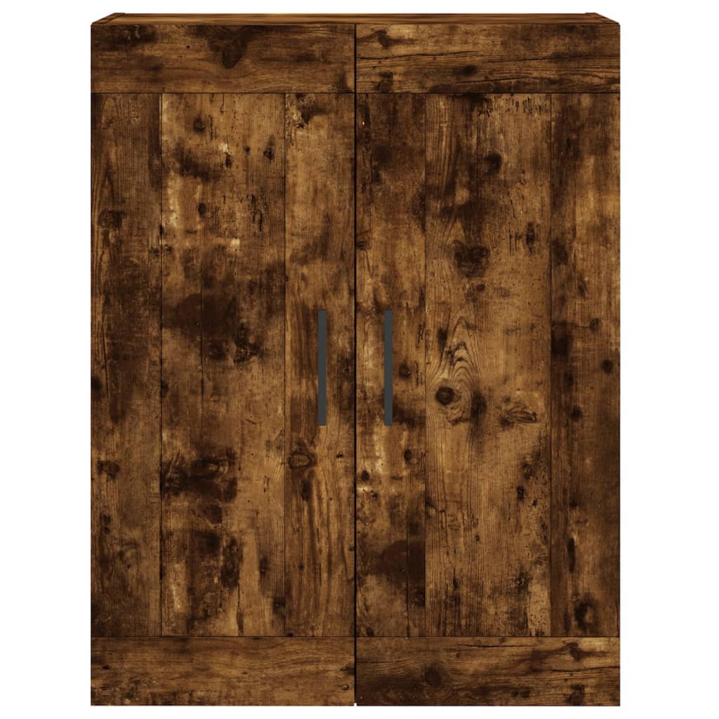 Skåp Rökfärgad Ek 69,5x34x180 cm