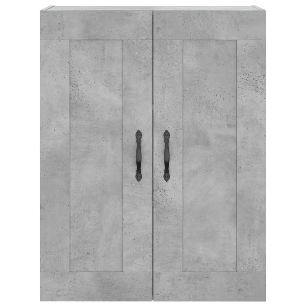 Skåp Betonggrå 69,5x34x180 cm