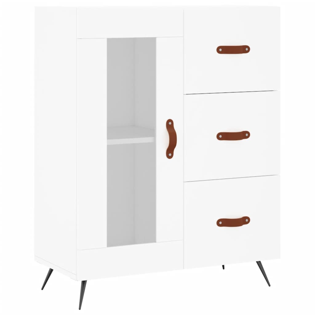 Skåp Vit 69,5x34x180 cm