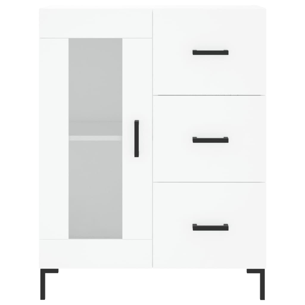 Skåp Vit 69,5x34x180 cm