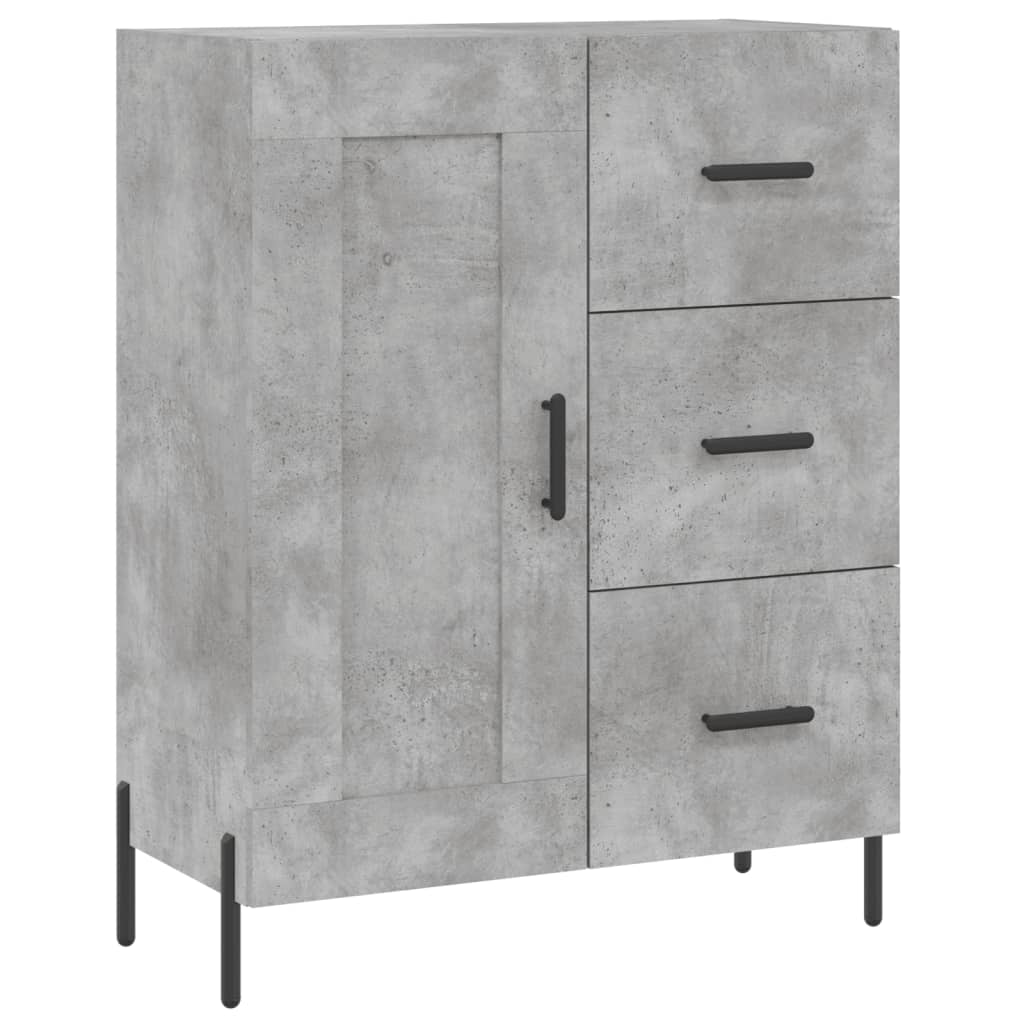 Skåp Betonggrå 69,5x34x180 cm
