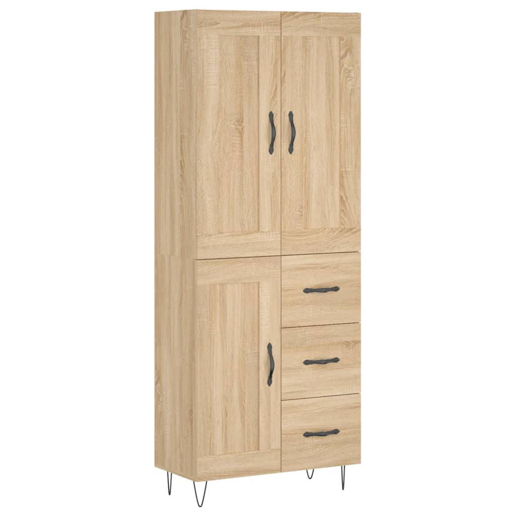 Skåp Sonoma Ek 69,5x34x180 cm