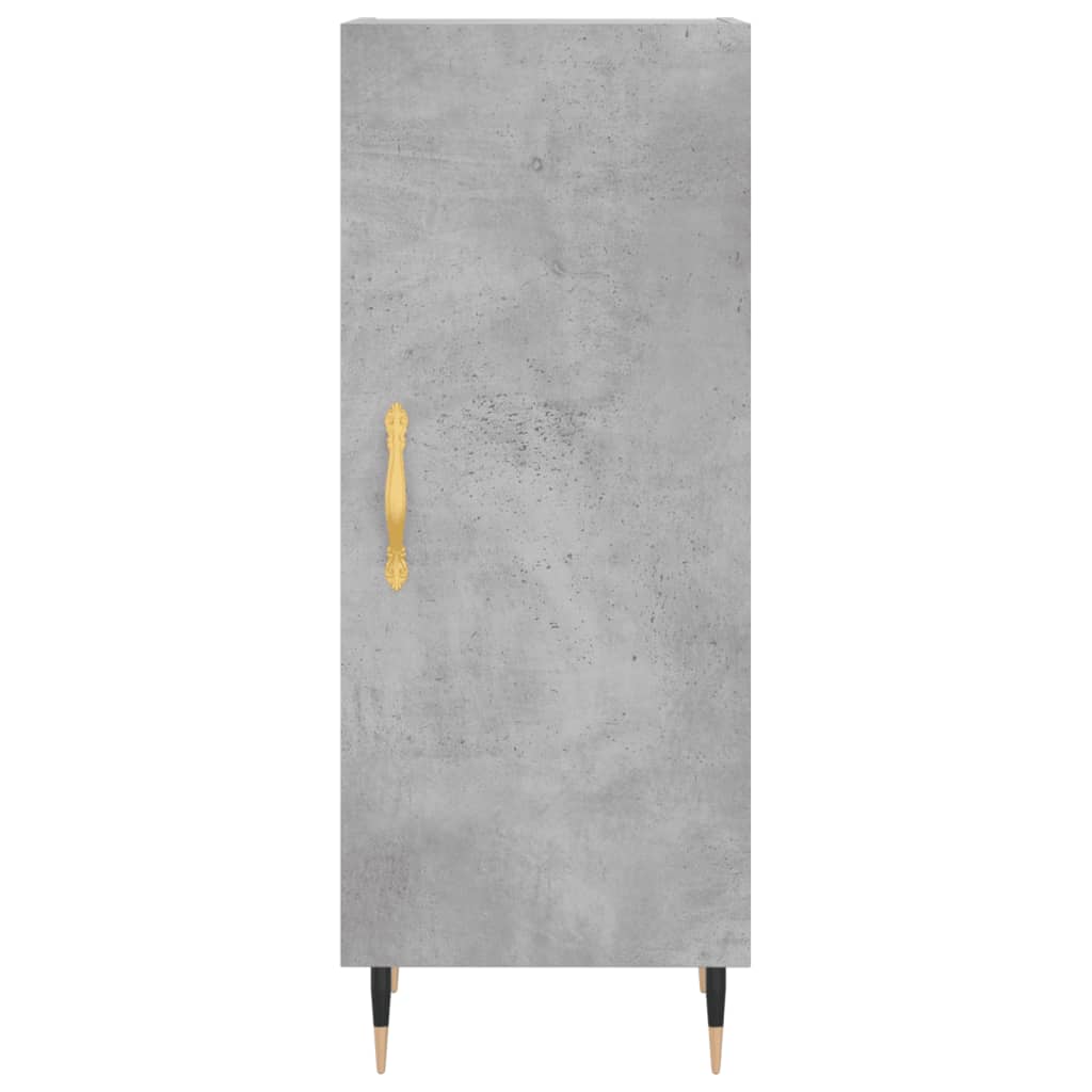 Skåp Betonggrå 34,5x34x180 cm
