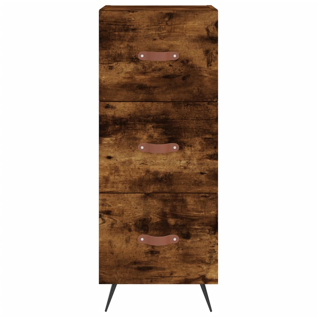 Skåp Rökfärgad Ek 34,5x34x180 cm