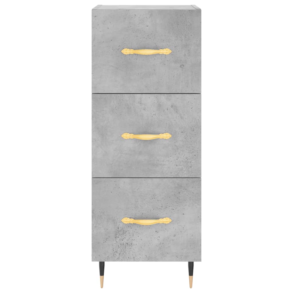 Skåp Betonggrå 34,5x34x180 cm