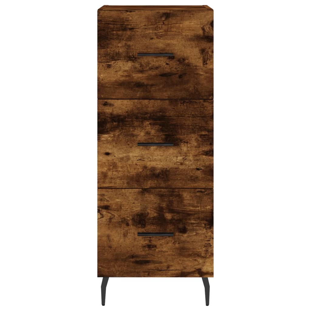 Skåp Rökfärgad Ek 34,5x34x180 cm