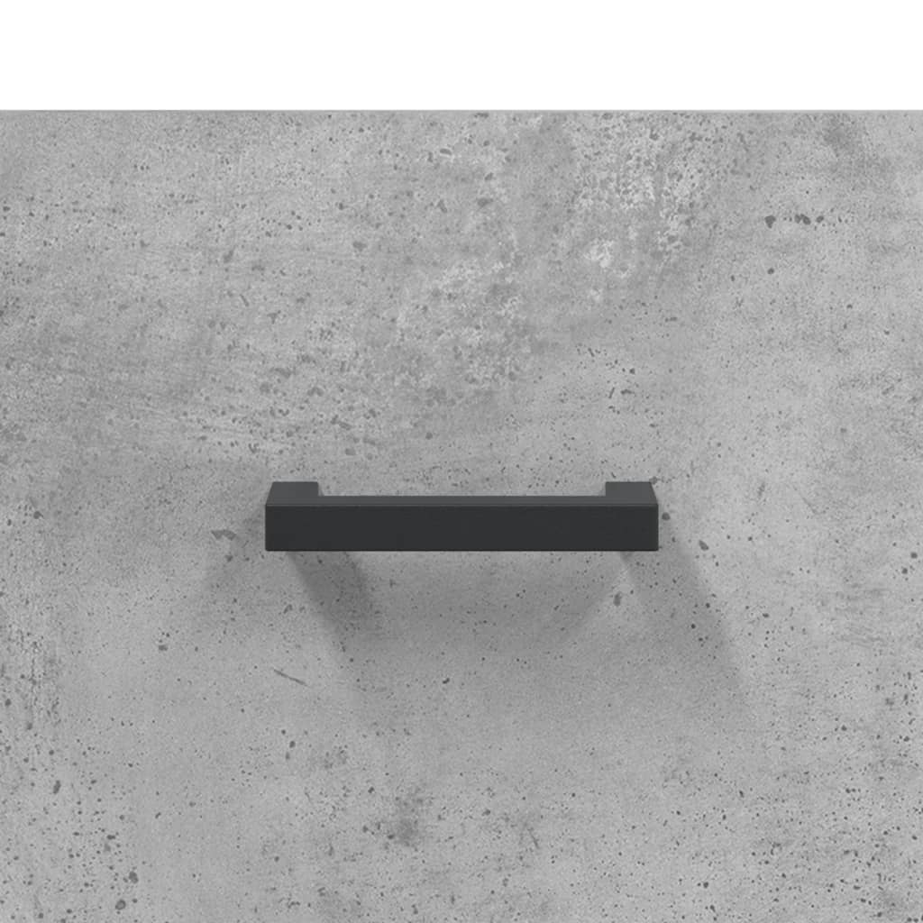 Skåp Betonggrå 34,5x34x180 cm