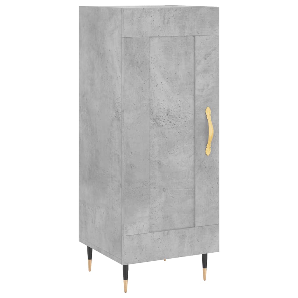 Skåp Betonggrå 34,5x34x180 cm