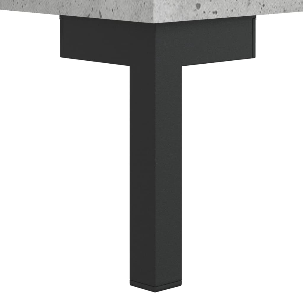 Skåp Betonggrå 34,5x34x180 cm