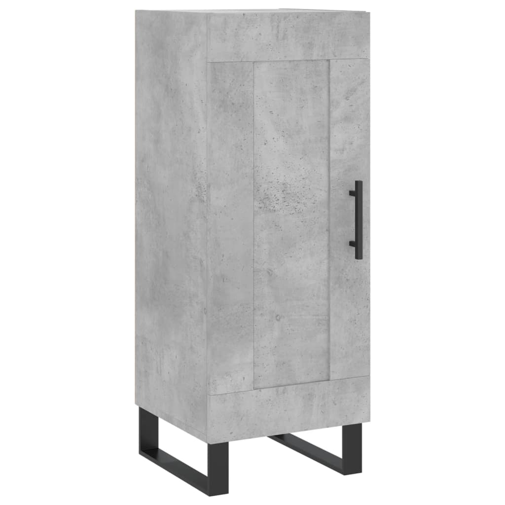 Skåp Betonggrå 34,5x34x180 cm