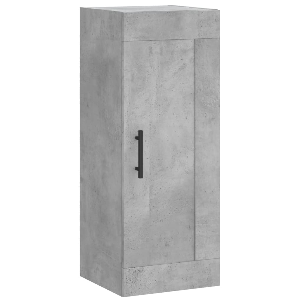 Skåp Betonggrå 34,5x34x180 cm