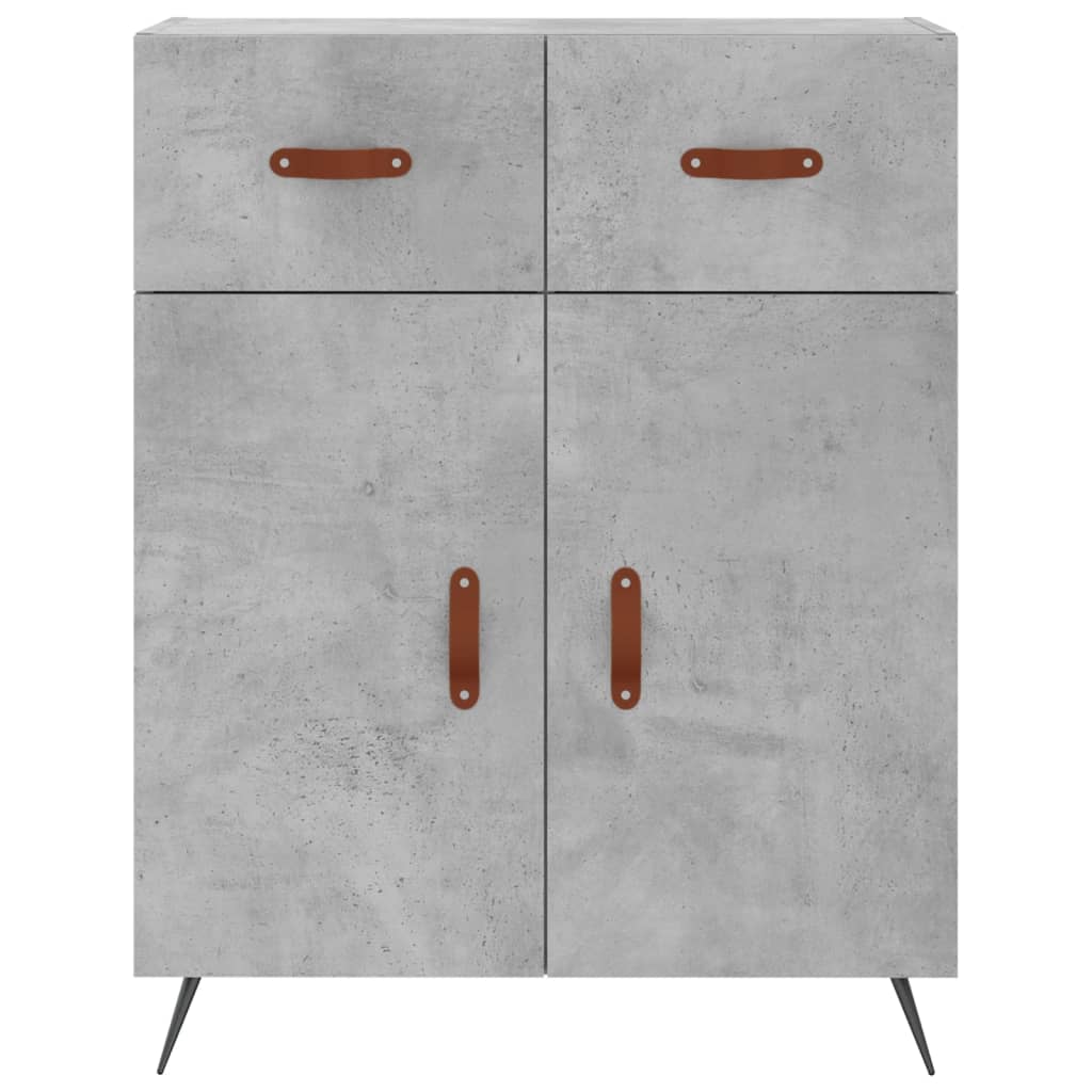Skåp Betonggrå 69,5x34x180 cm